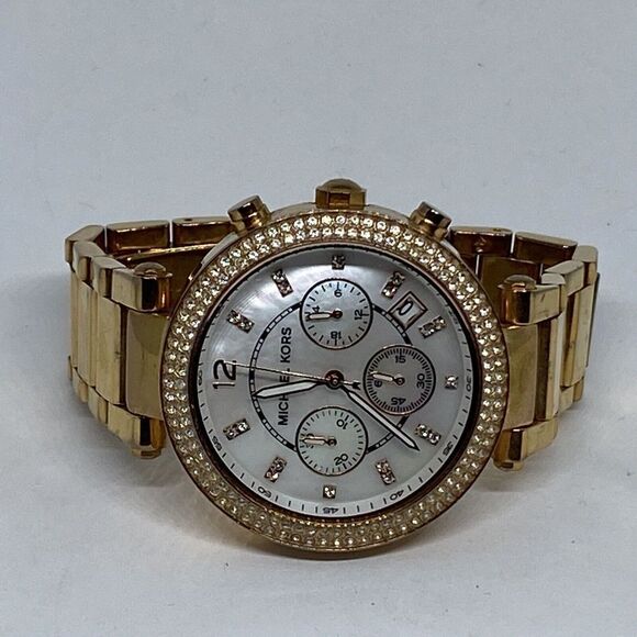 Michael Kors Parker MK5491 Women Stainless Steel Analog Dial Quartz Watch UC632 - Picture 7 of 12